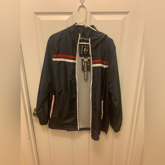 Fried Denim Rain Jacket - Picture 1 of 4